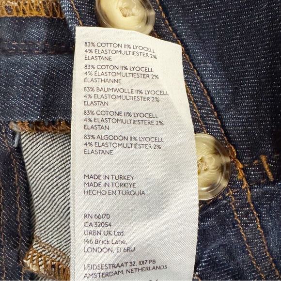 Anthropologie Pilcro The Kit Cropped Dark Wash Jeans - Picture 10 of 10